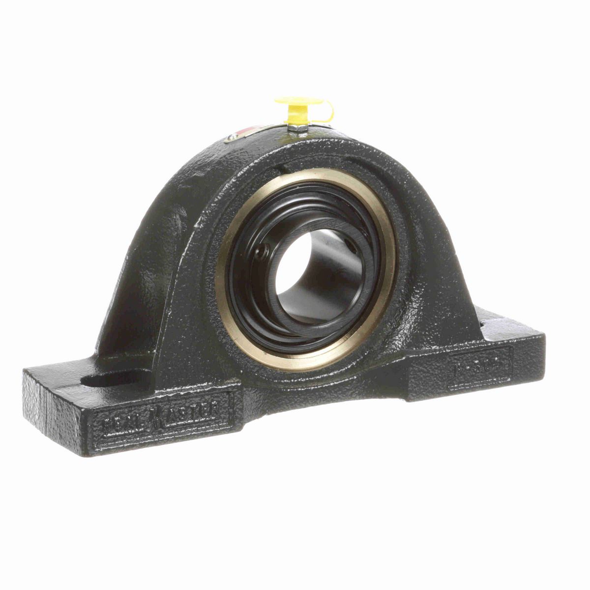 Sealmaster Mounted Cast Iron Two Bolt Pillow Block Ball Bearing - 52100 Bearing Steel, Black Oxided - Setscrew Lock - EMP-23C