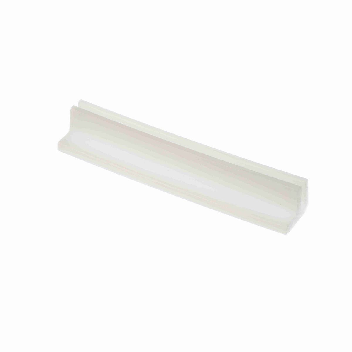 System Plast Bar Cap: 1.13"W X 0.92"H X 240"L White UHMW-PE - VG-P7GAHD-20