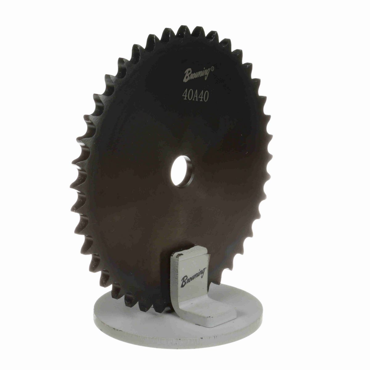 Browning Steel Minimum Plain Bore Roller Chain Sprocket - 40A40