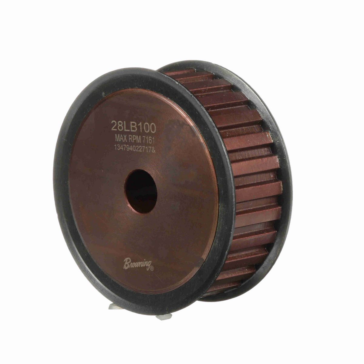 Browning Steel Rough Bore Gearbelt Pulley - 28LB100