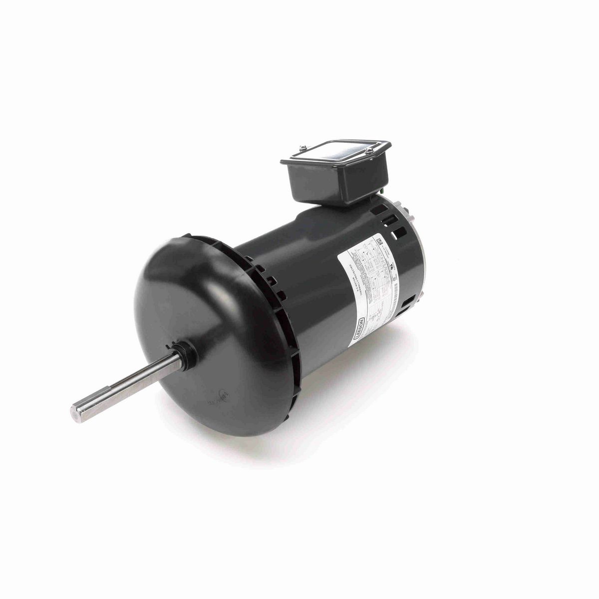 LEESON Condenser Fan Motor, 1 HP, 1 Ph, 60 Hz, 200-230/460 V, 1200 RPM, 48Z Frame, OPEN - P195