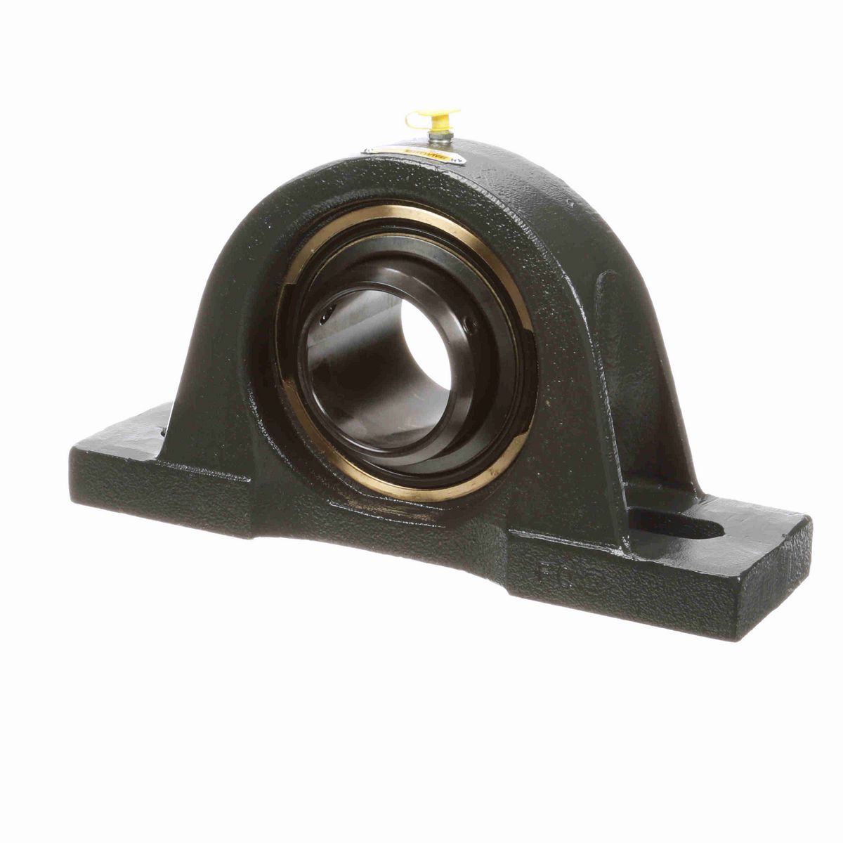 Sealmaster Mounted Cast Iron Two Bolt Pillow Block Ball Bearing - 52100 Bearing Steel, Black Oxided - Double Setscrew Lock - Air Handling Housing Fit, Noise Tested - EMPD-43 CXU