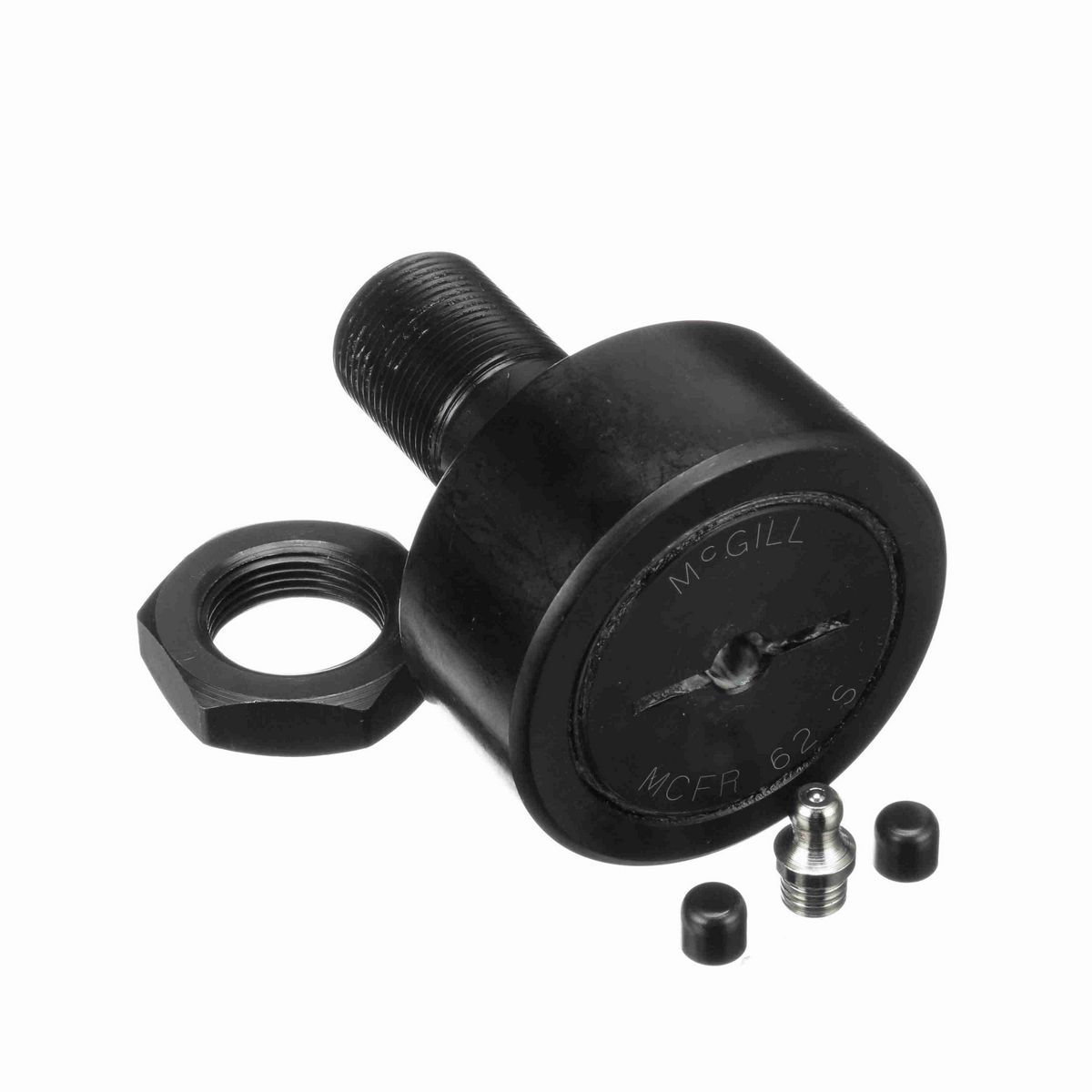 Опорный ролик с цапфой McGill CAMROL MCFR 62 S, бочкообразный, с уплотнением, со шлицем под отвёртку, метрический