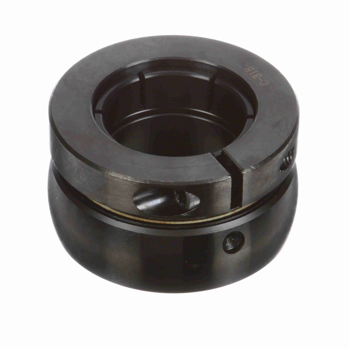 Sealmaster Mounted Insert Only Ball Bearing - 52100 Bearing Steel, Black Oxided - Concentric Lock - 2-115T