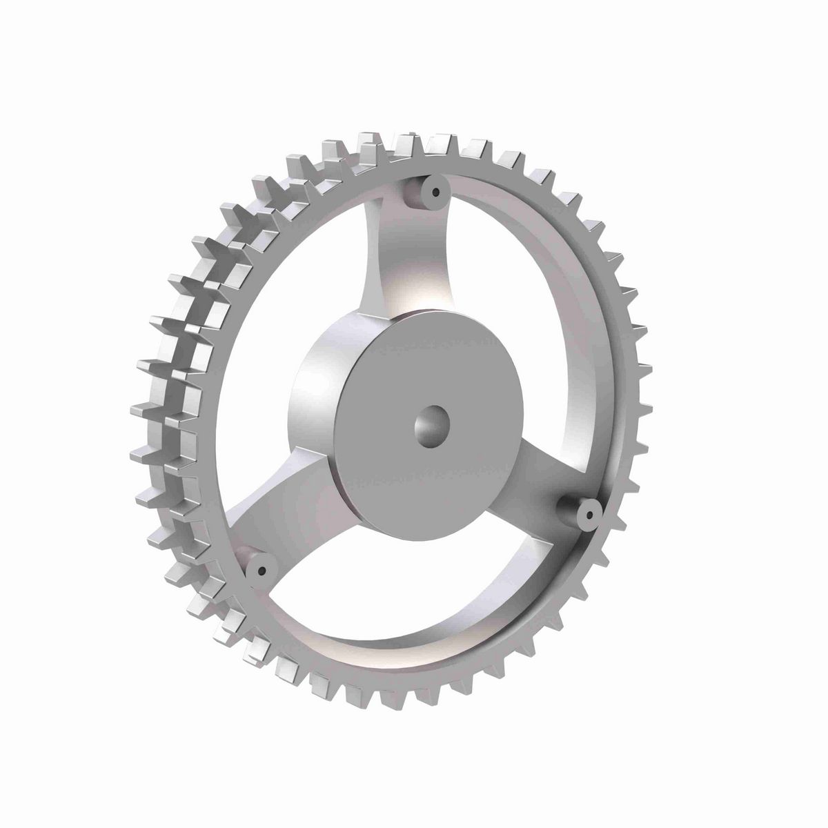 Rexnord 820 Series Solid One Piece Cast Iron Sprocket with 41 Teeth and a 3/4in Round Rough Stock Bore (RSB) - 401-334-2