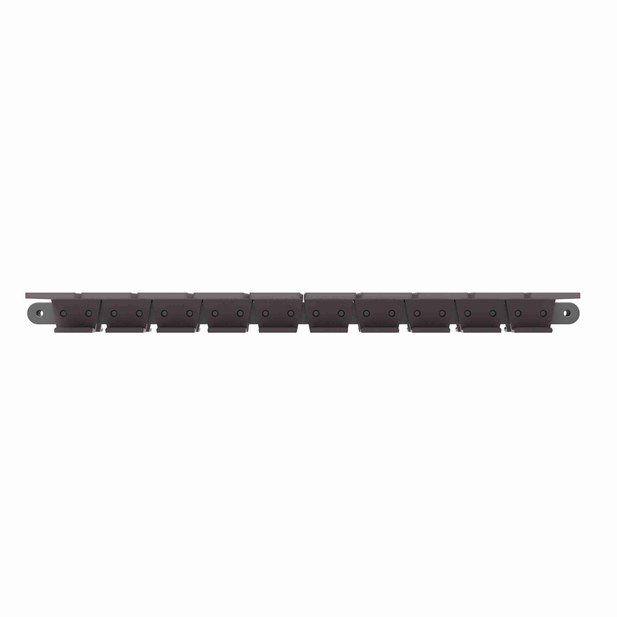 Rexnord 1873TAB Side-flexing Solid Top, Material: Brown High Performance, Width: 10in, Pitch: 1.5in - 81426345
