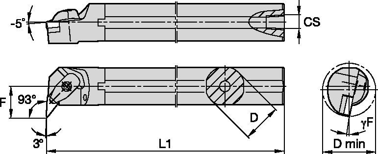 Kenloc Inserts Kennametal A-DVUN-KC 93° [2441918]