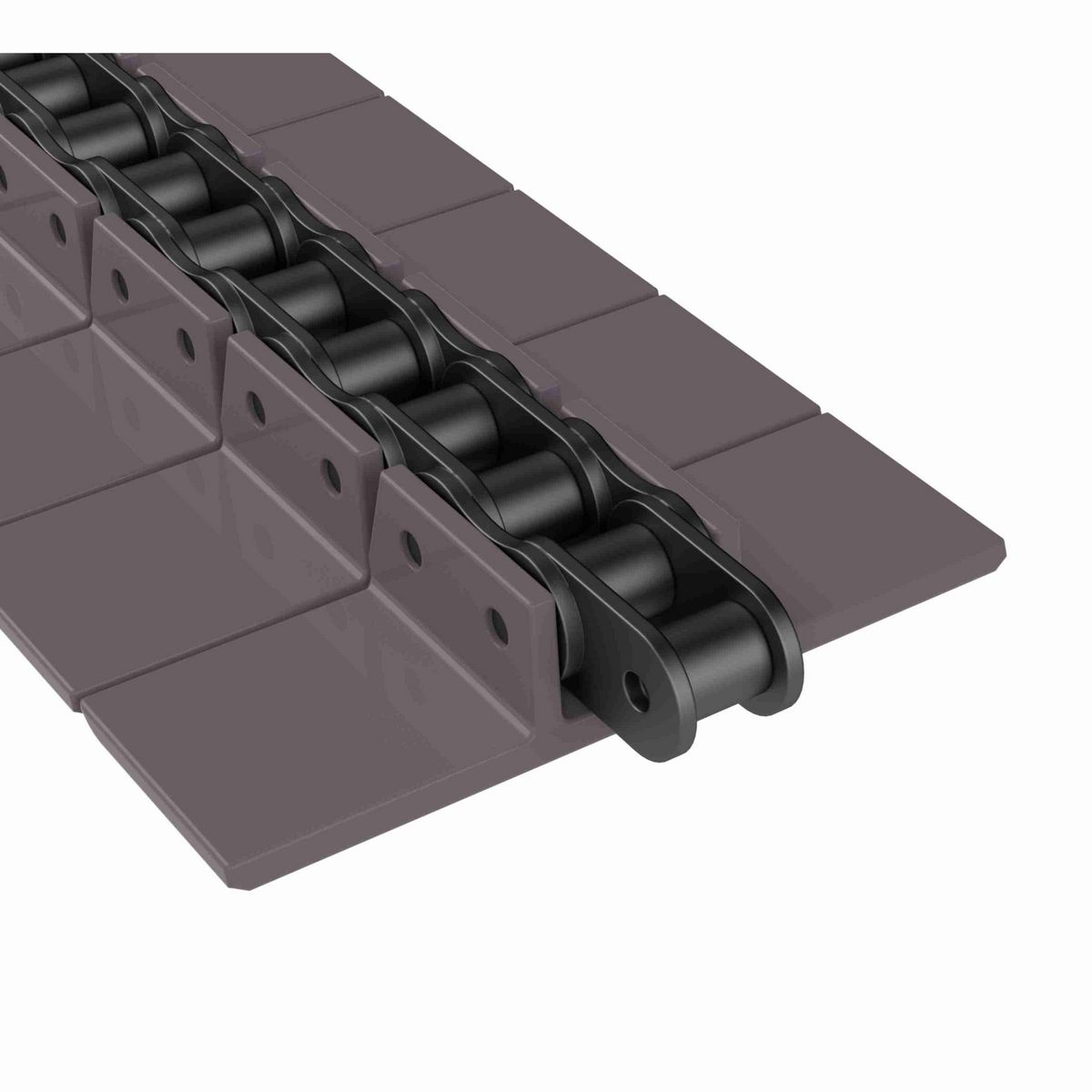 Rexnord 963 Straight Running Solid Top, Material: Brown High Performance, Width: 4.5in, Pitch: 1.5in - 81431432