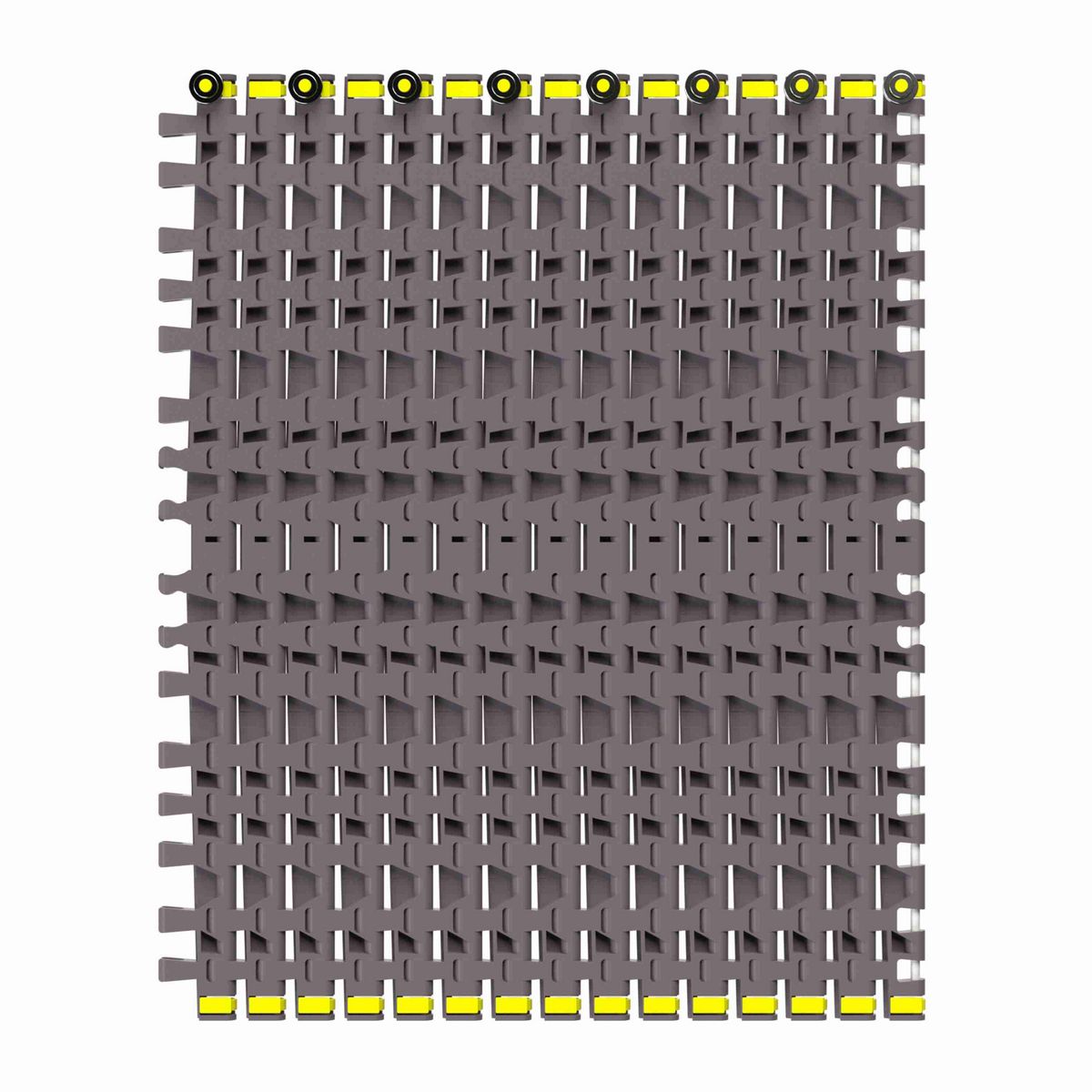 Rexnord 7956B Side-flexing Flush Grid, Material: Brown High Performance, Width: 24in, Pitch: 1.25in - 81450531