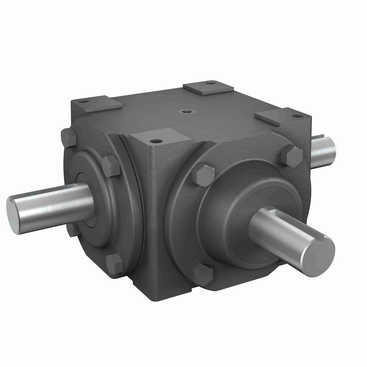 Hub City Bevel Gear Drives Cast Iron Bevel Reducer - 150 1/1.5 A,B ST