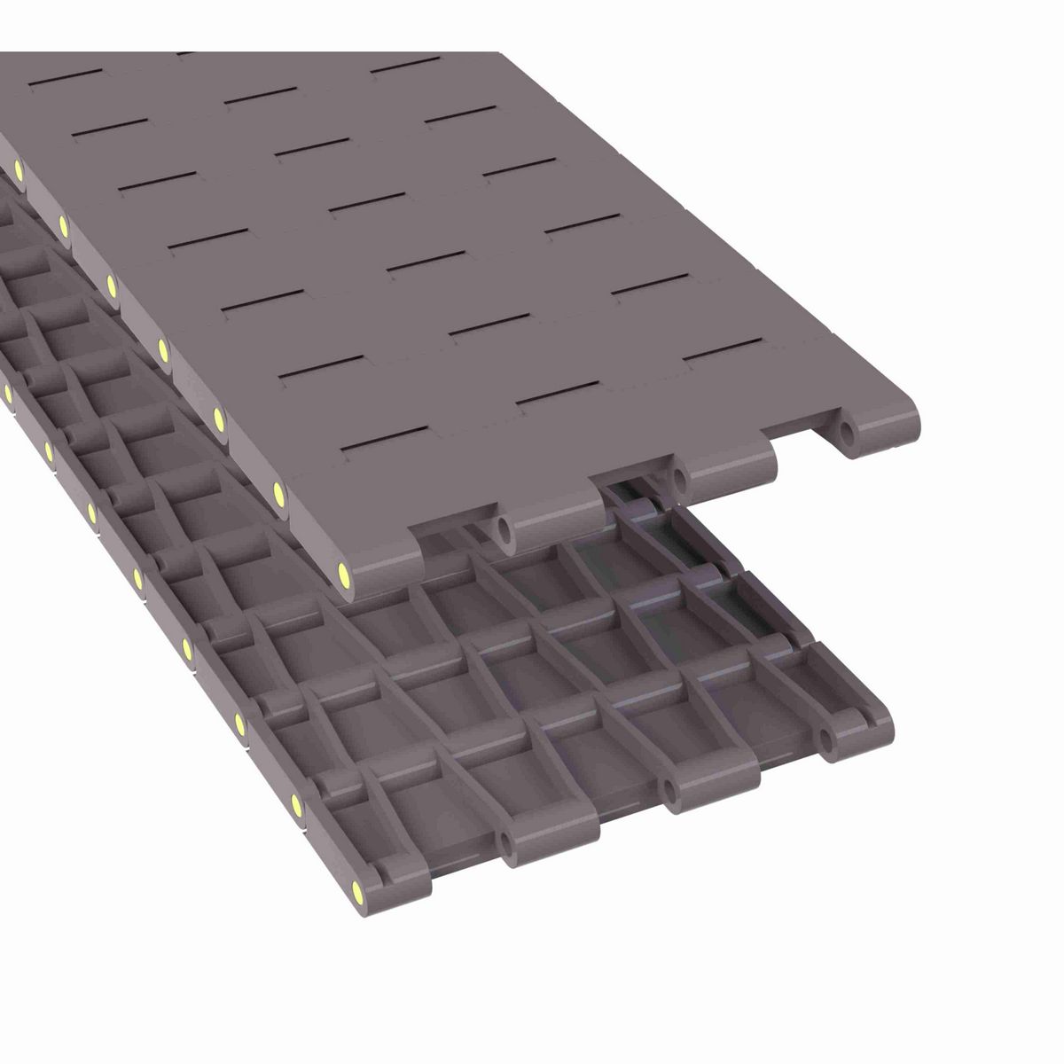 Rexnord 5705 Straight Running Solid Top, Material: Brown High Performance, Width: 6in, Pitch: 1.5in - 81416723