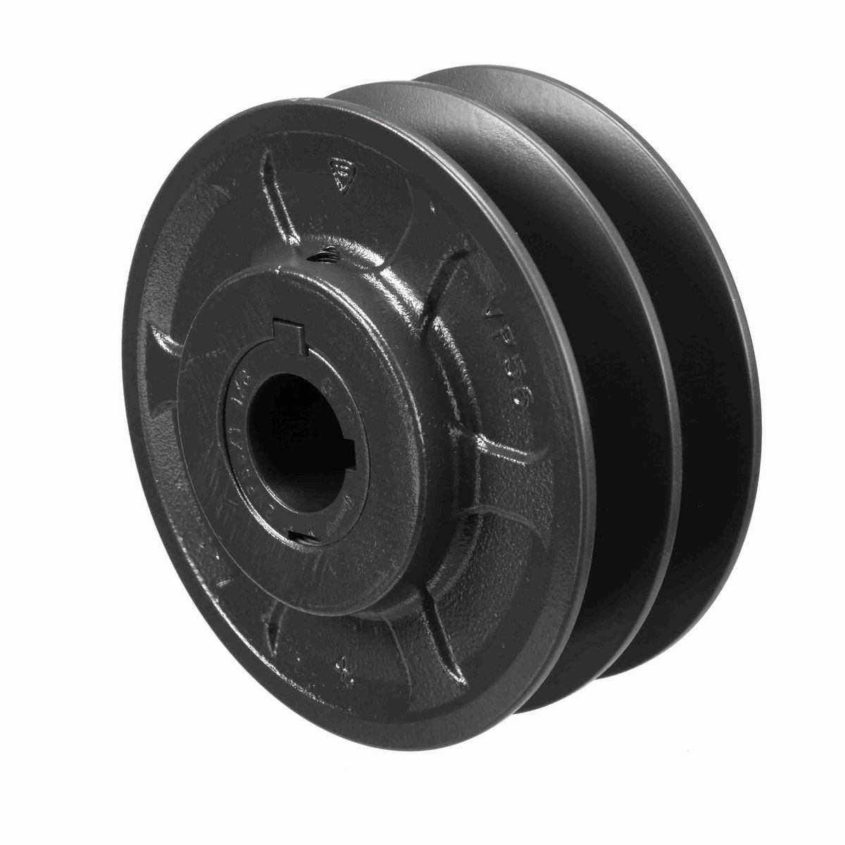 Browning 2 Groove Cast Iron Finish Bore FHP Variable Pitch Sheave - 2VP56X 1 1/8