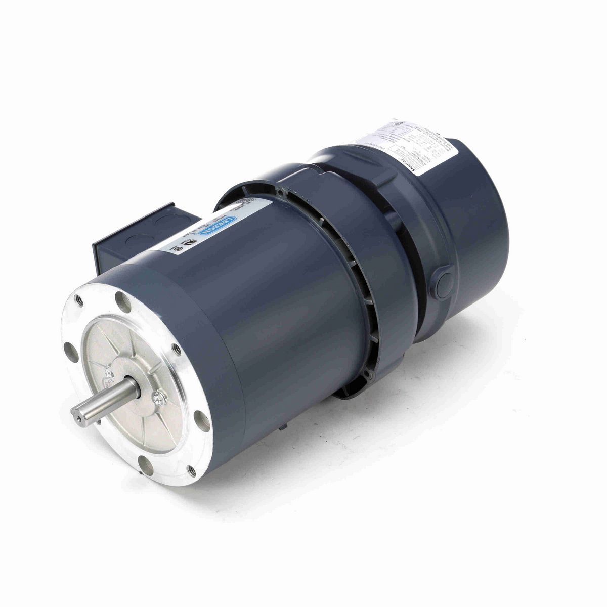LEESON Brake Motor, 0.75 HP, 3 Ph, 60 Hz, 230/460 V, 1800 RPM, 56C Frame, TEFC - 114160.00