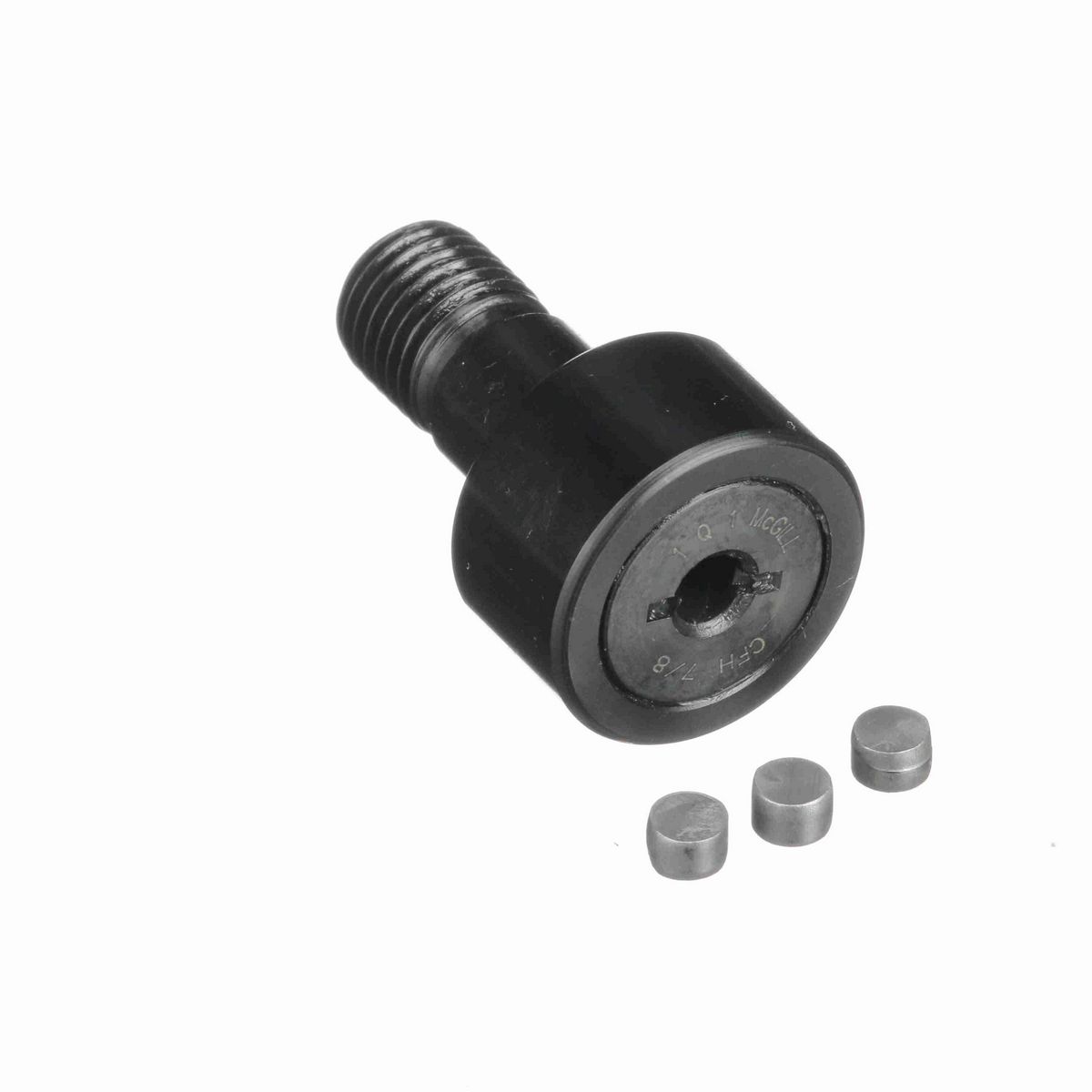 Опорный ролик с цапфой McGill Heavy Stud CAMROL CFH 7/8, цилиндрический, со шлицем под отвёртку, дюймовый