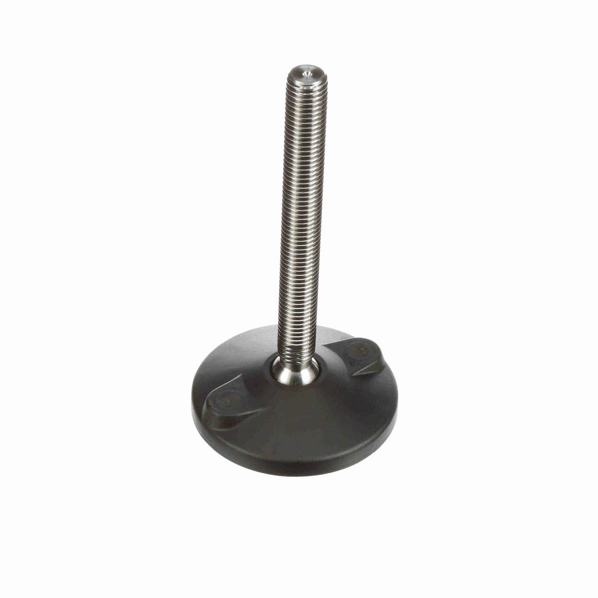 System Plast Articulating Plastic Leveler; Series: VG-511, Base Diameter: 4, Spindle Length: 6.09-in, Thread: 3/4-10 - VG-511-04-S34-L7