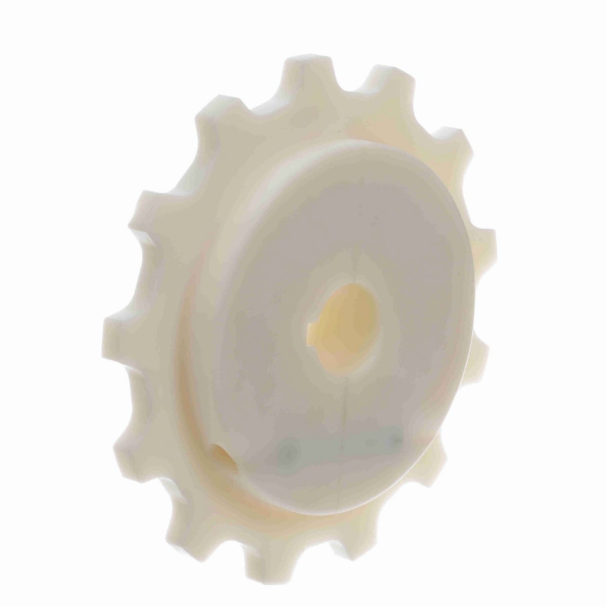 System Plast 1700 Series Split Machined Sprocket with 13 Teeth, a 1-1/2in Round Shaft-Ready Bore and Setscrew - 1700-13R1.5-DMS-SS