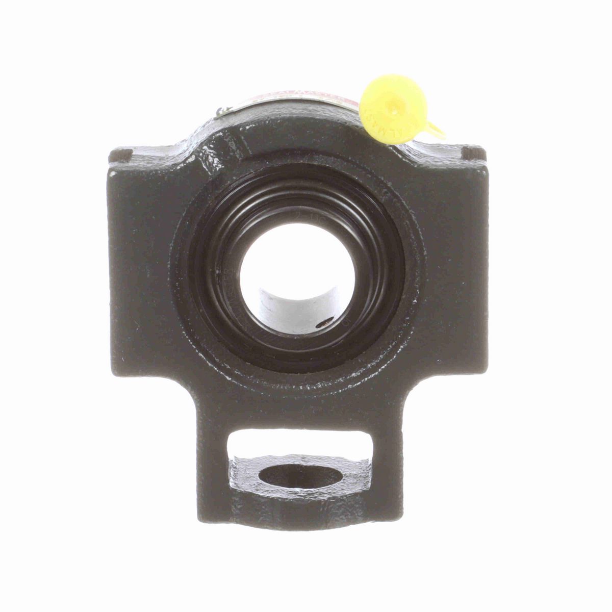 Sealmaster Mounted Cast Iron Wide Slot Take Up Ball Bearing - 52100 Bearing Steel, Black Oxided - Setscrew Lock - ST-19C