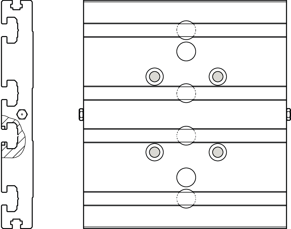 Соединительная пластина Bosch Rexroth CKK 25-200 K BG [R037560015]