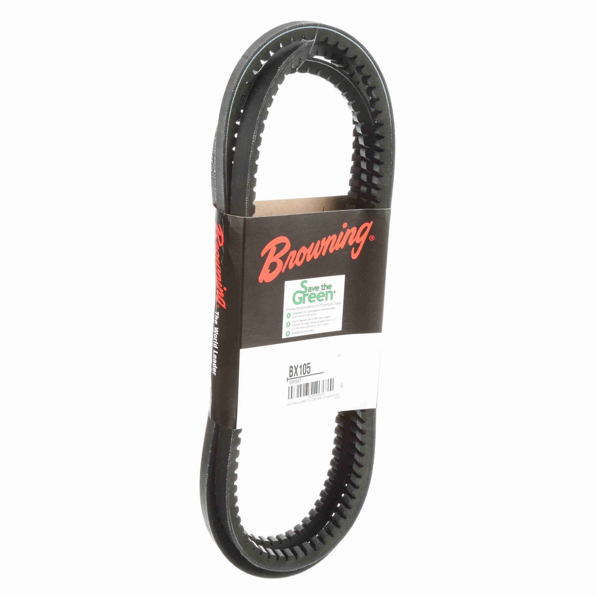 Browning EPDM Notched Belt 98% Efficient - BX105
