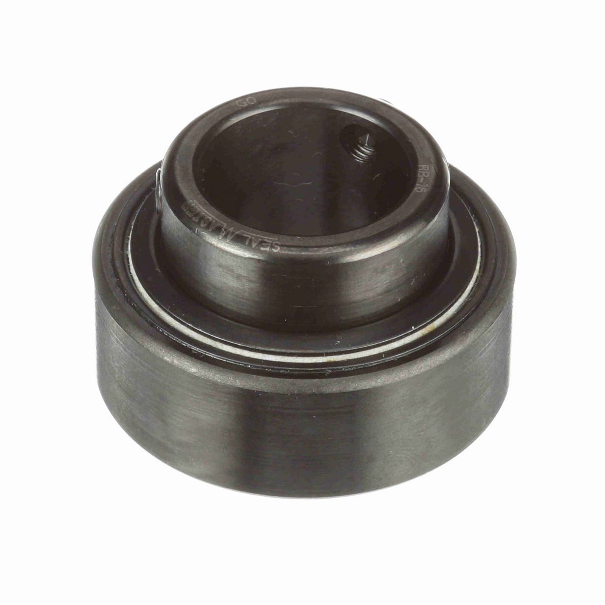 Sealmaster Mounted Insert Only Ball Bearing - 52100 Bearing Steel, Black Oxided - Setscrew Lock - RB-16