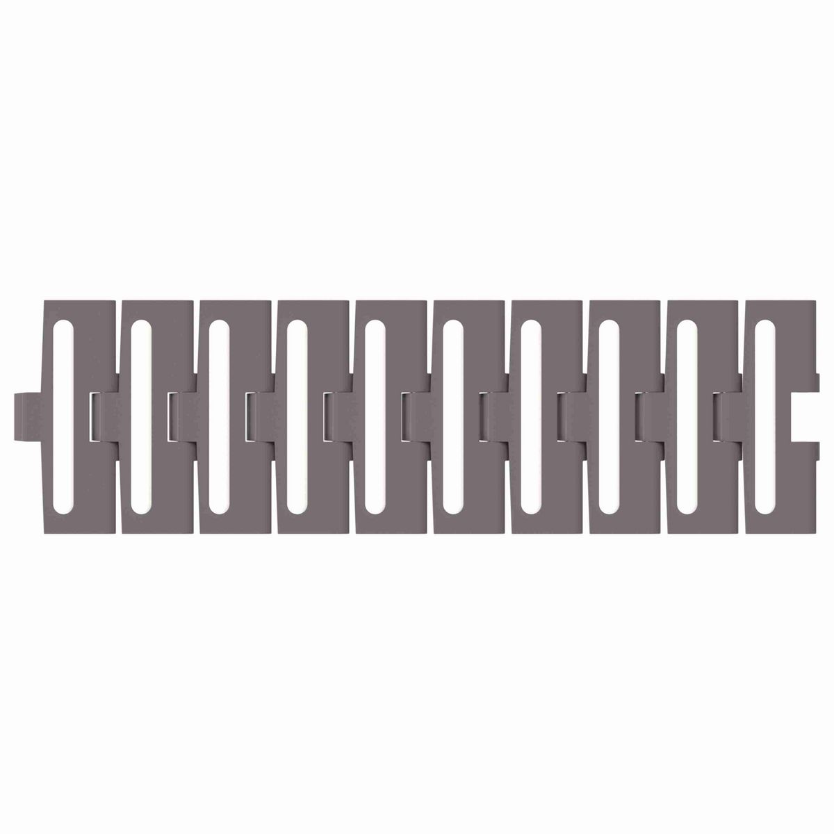 Rexnord 880TAB RubberTop® Side-flexing RubberTop®, Material: Brown High Performance, Width: 4.5in, Pitch: 1.5in - 81416102