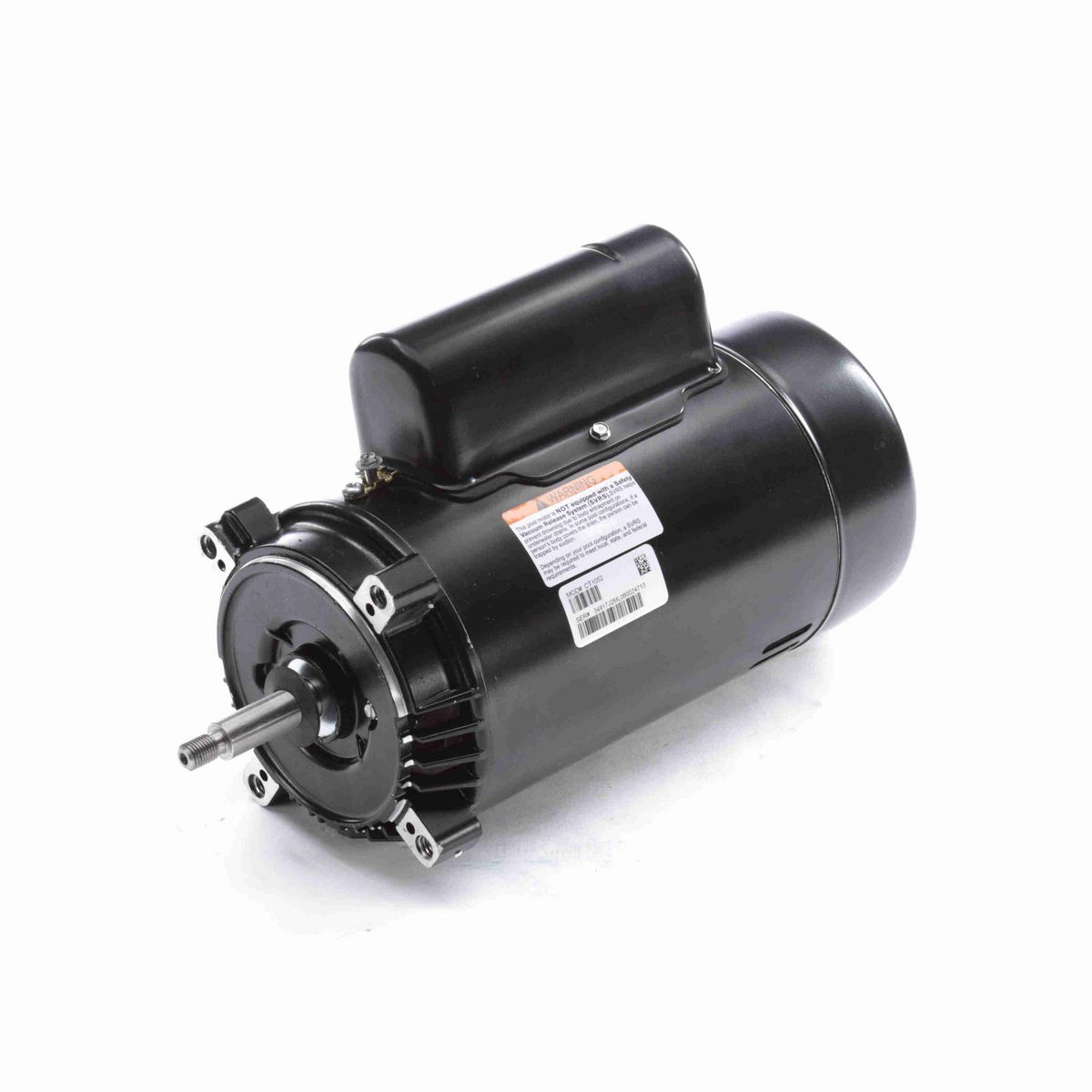 Century Pool Pump Motor, 1/2 HP, 1 Ph, 60 Hz, 230/115 V, 3600 RPM, 56J Frame, ODP - CT1052