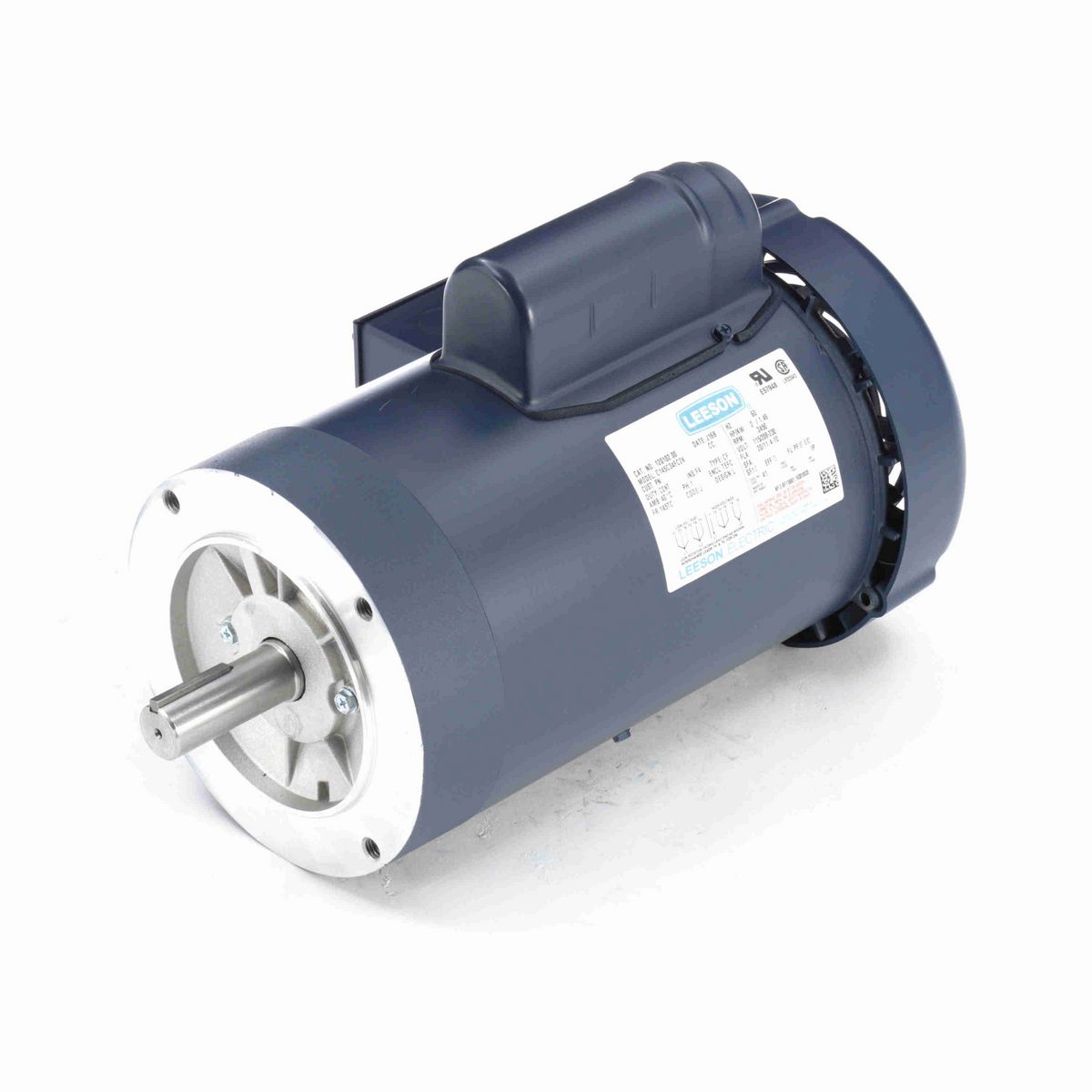LEESON General Purpose Motor, 2 HP, 1 Ph, 60 Hz, 115/230 V, 3600 RPM, 145TC Frame, TEFC - 120102.00