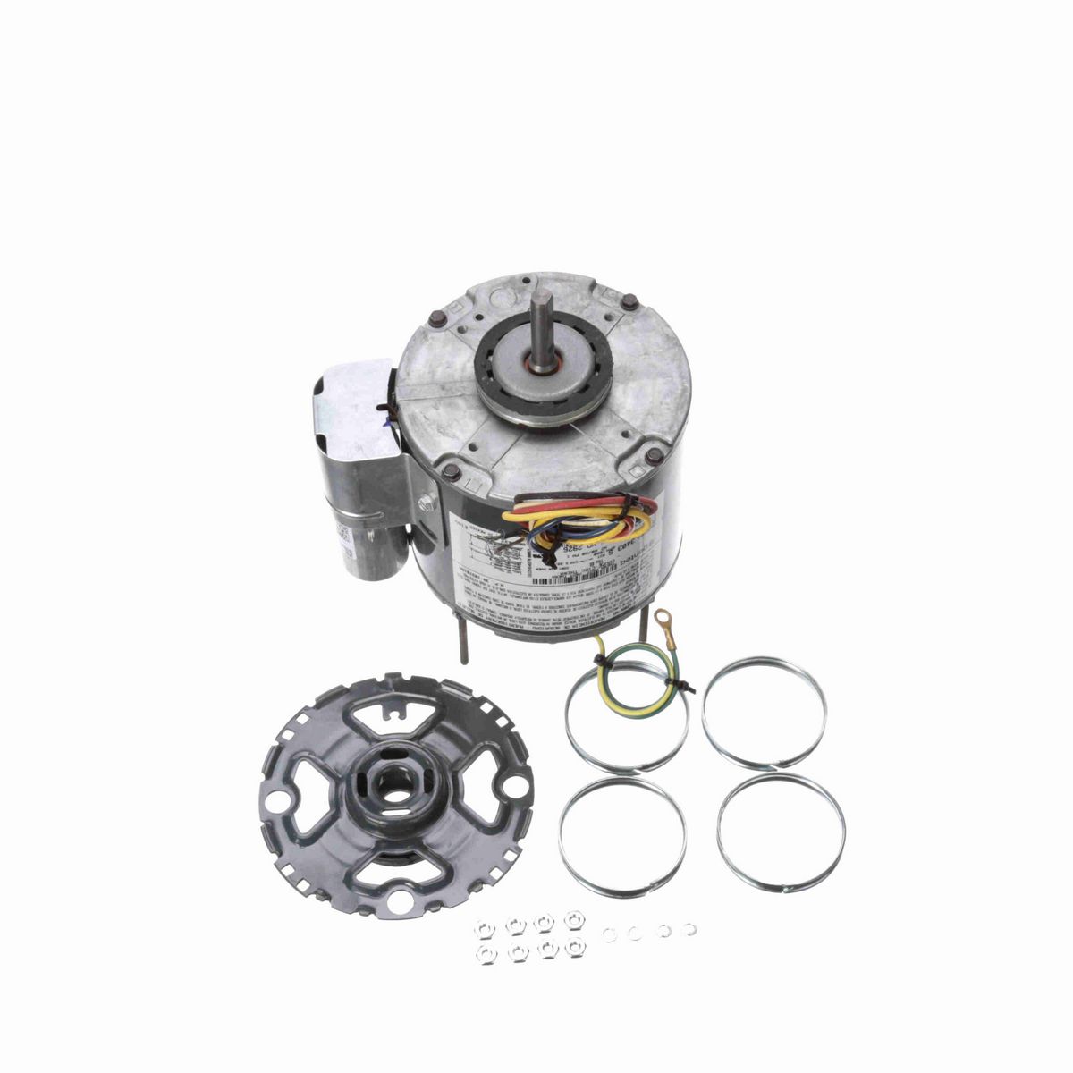 Genteq Condenser Fan Motor, 1/15 HP, 1 Ph, 60/50 Hz, 115 V, 1050 RPM, 1 Speed, 42 Frame, CLOSEDAO - 2926