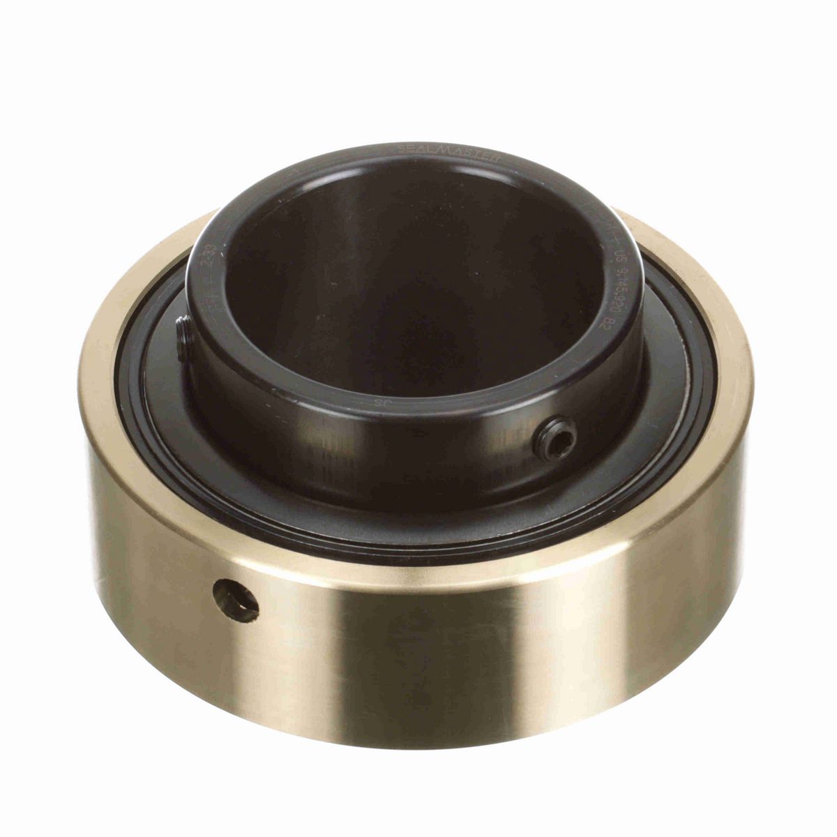 Sealmaster Mounted Insert Only Ball Bearing - 52100 Bearing Steel, Black Oxided - Setscrew Lock - AR-2-33