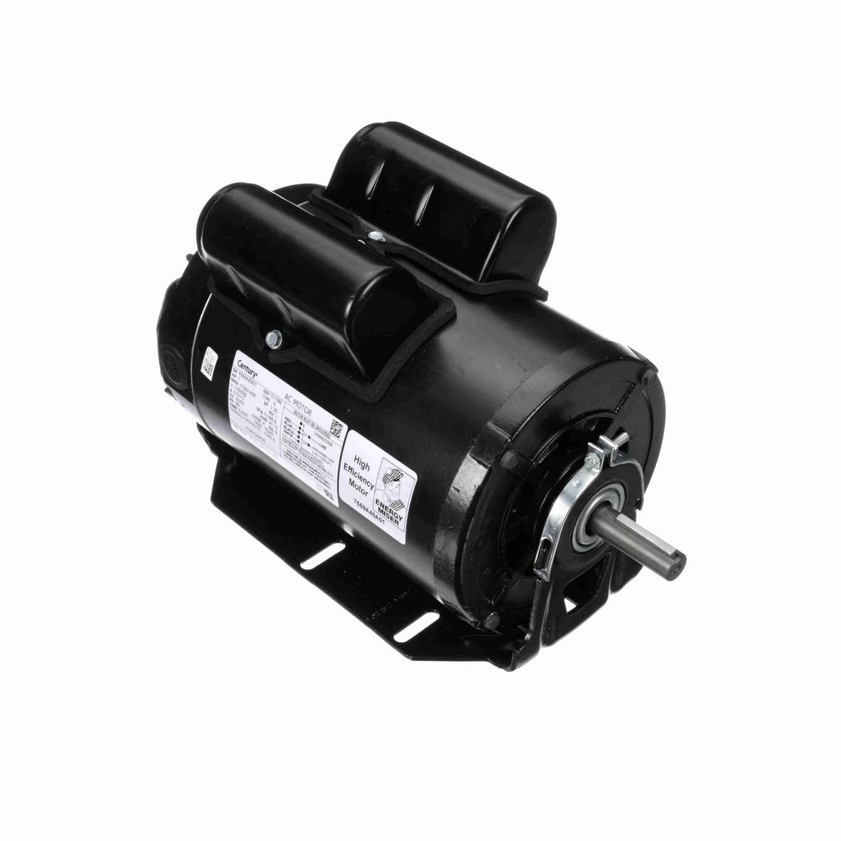 Century Poultry Fan Motor, 1 HP, 1 Ph, 60/50 Hz, 115/230 V, 1800 RPM, 56 Frame, TEAO - PD6104AV2