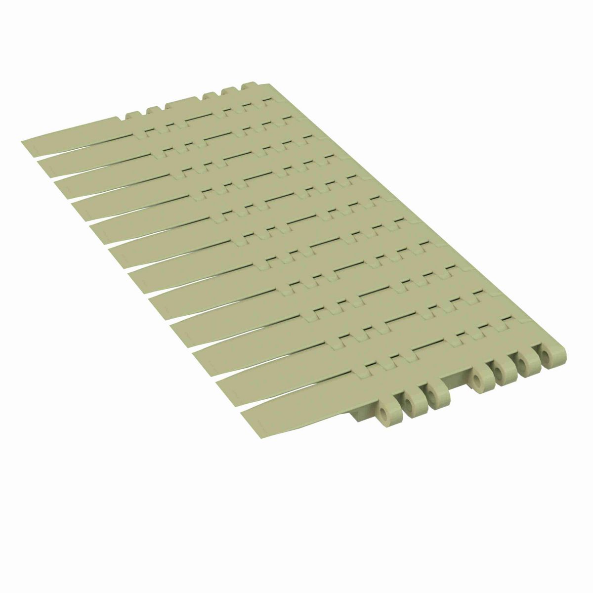 Rexnord 7705DTS Straight Running DTS®, Material: Green Abrasion Resistant Polyamide, Width: 4.5in, Pitch: 1in - 81426371