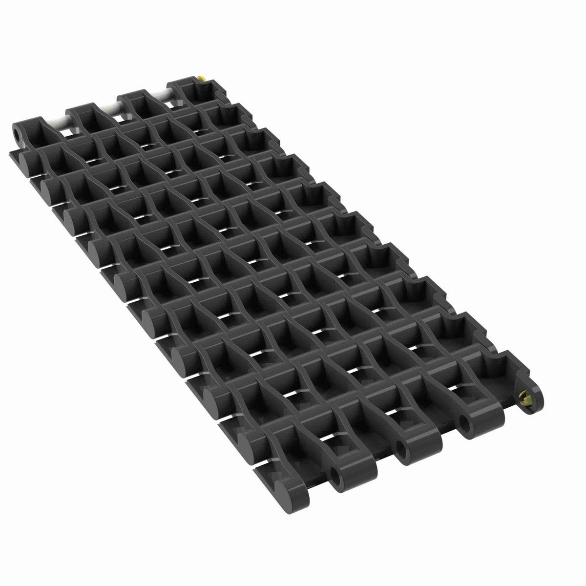 Rexnord 5935 Straight Running Solid Top, Material: Black Melt Resistant, Width: 3in, Pitch: 0.75in - 81414911