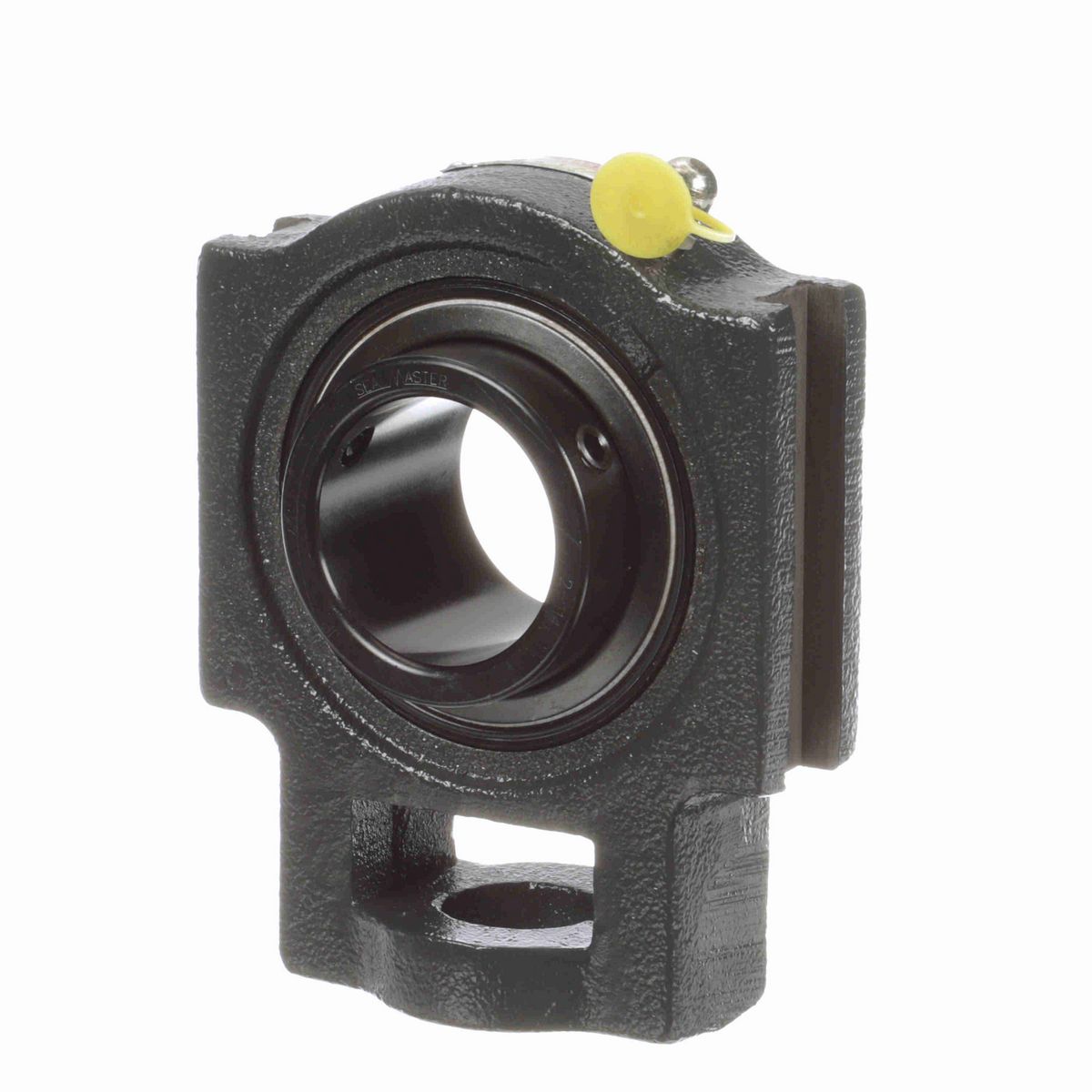 Sealmaster Mounted Cast Iron Wide Slot Take Up Ball Bearing - 52100 Bearing Steel, Black Oxided - Setscrew Lock - ST-30