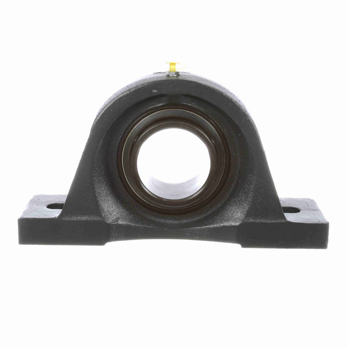 Sealmaster Mounted Cast Iron Two Bolt Pillow Block Ball Bearing - 52100 Bearing Steel, Black Oxided - Setscrew Lock - SP-55