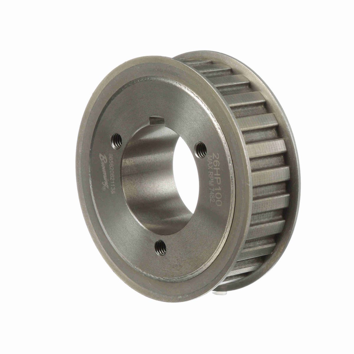 Browning Steel Bushed Bore Gearbelt Pulley - 26HP100