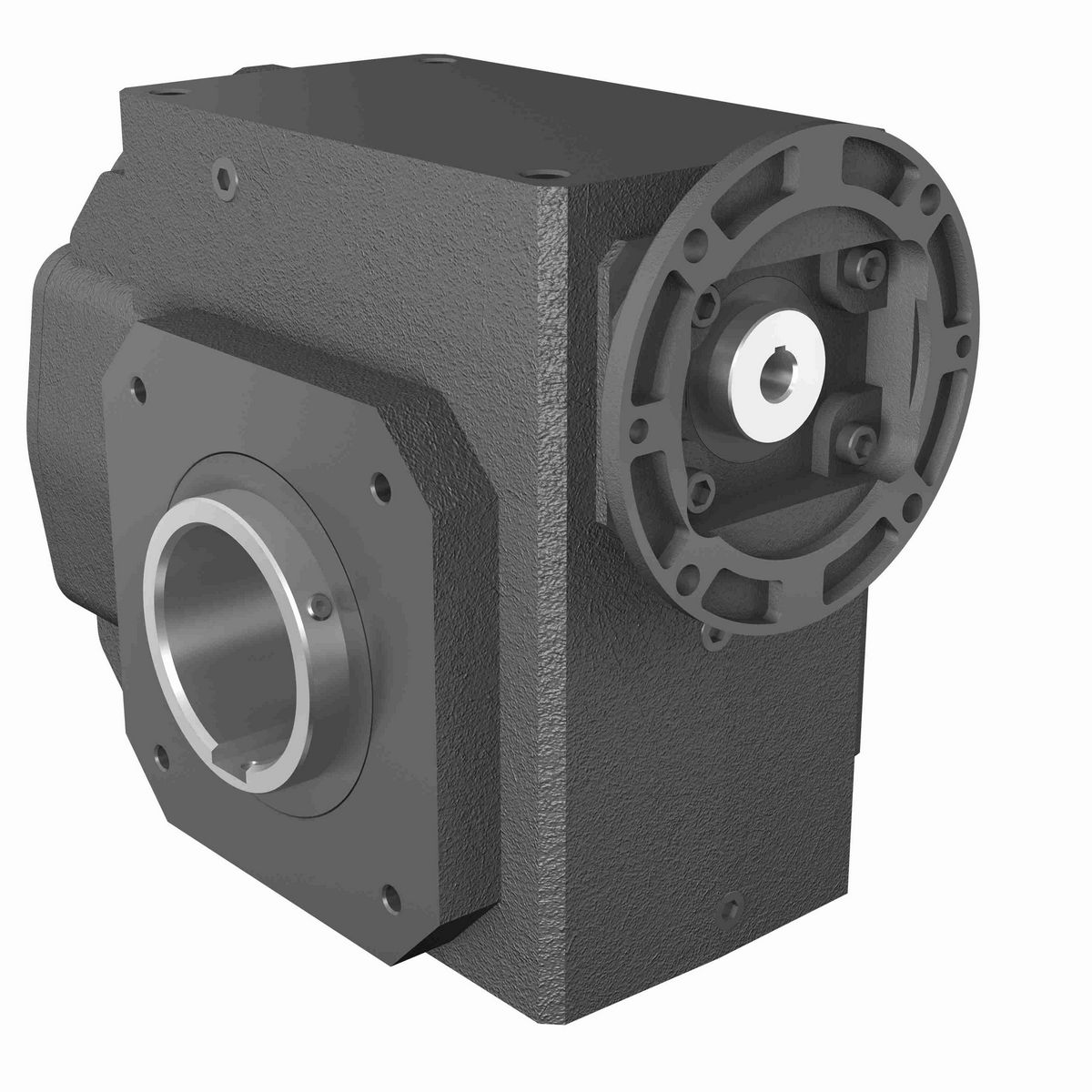 Hub City HERA Gear Reducer HERA Cast Iron Helical-Hypoid Reducer - HERA75ES 37.33 213TC 2.188