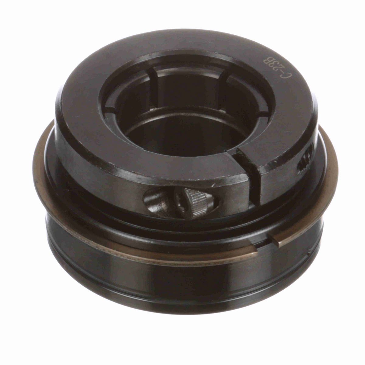 Sealmaster Mounted Insert Only Ball Bearing - 52100 Bearing Steel, Black Oxided - Concentric Lock - ER-207TMC
