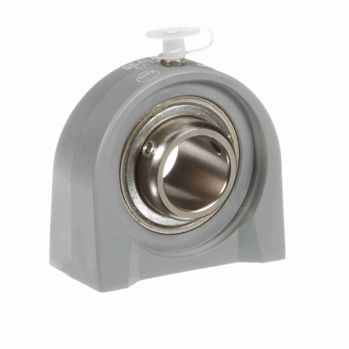 Sealmaster Mounted Composite Tapped Base Pillow Block Ball Bearing - 52100 Bearing Steel, Phosphorus Nickel Coated - Setscrew Lock - Corrosion Resistant - CRTBC-PN16