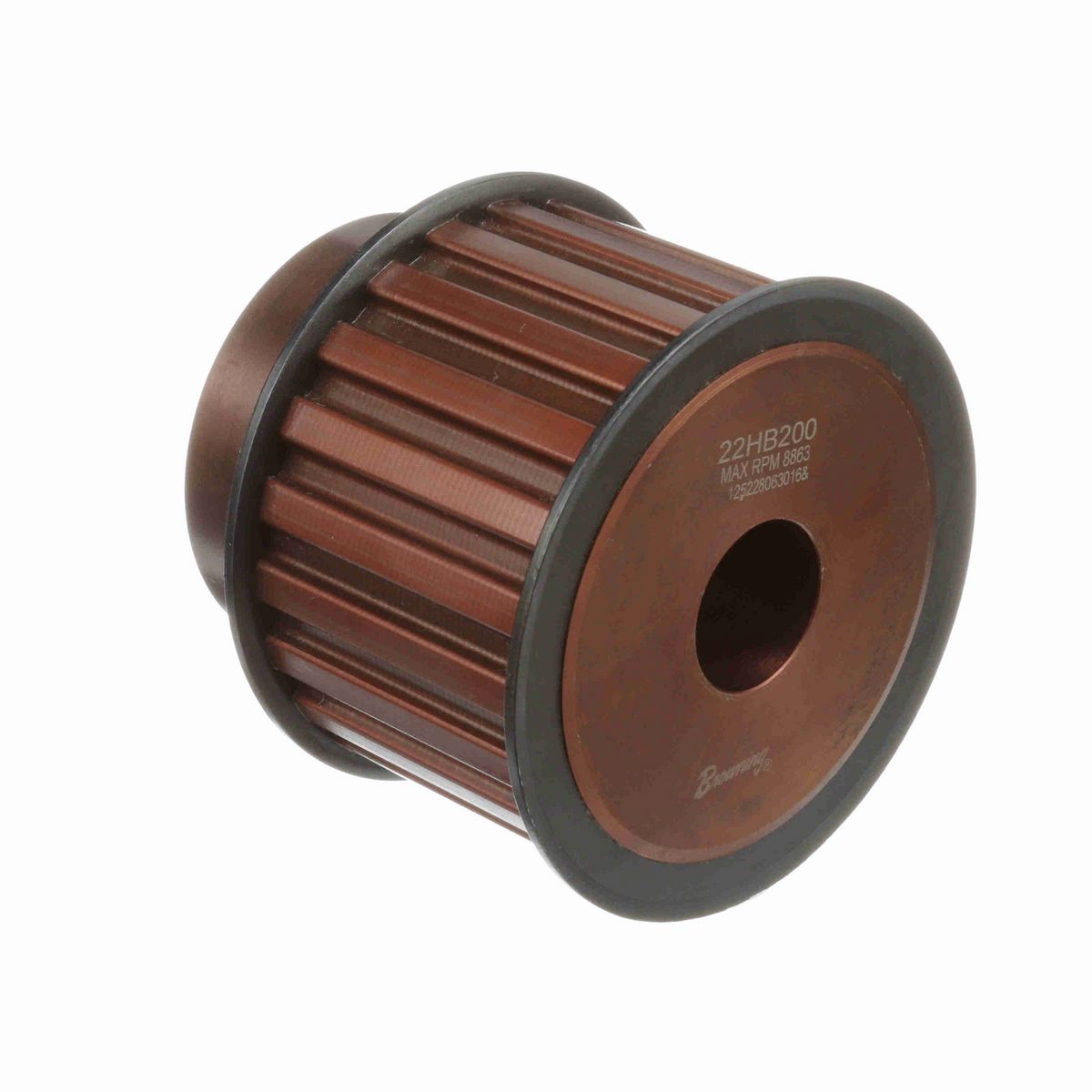 Browning Steel Rough Bore Gearbelt Pulley - 22HB200