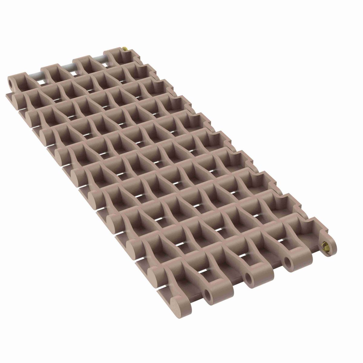 Rexnord 5935 Straight Running Solid Top, Material: Tan Low Friction, Width: 3in, Pitch: 0.75in - 81414871