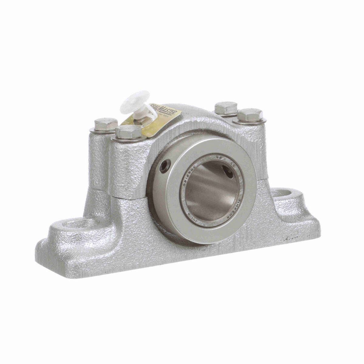 Sealmaster Mounted Flouropolymer Coated Cast Iron Two Bolt Pillow Block Tapered Roller - 52100 Bearing Steel - Double Collar Mount Lock - Corrosion Resistant - RPB 104-C2 CR