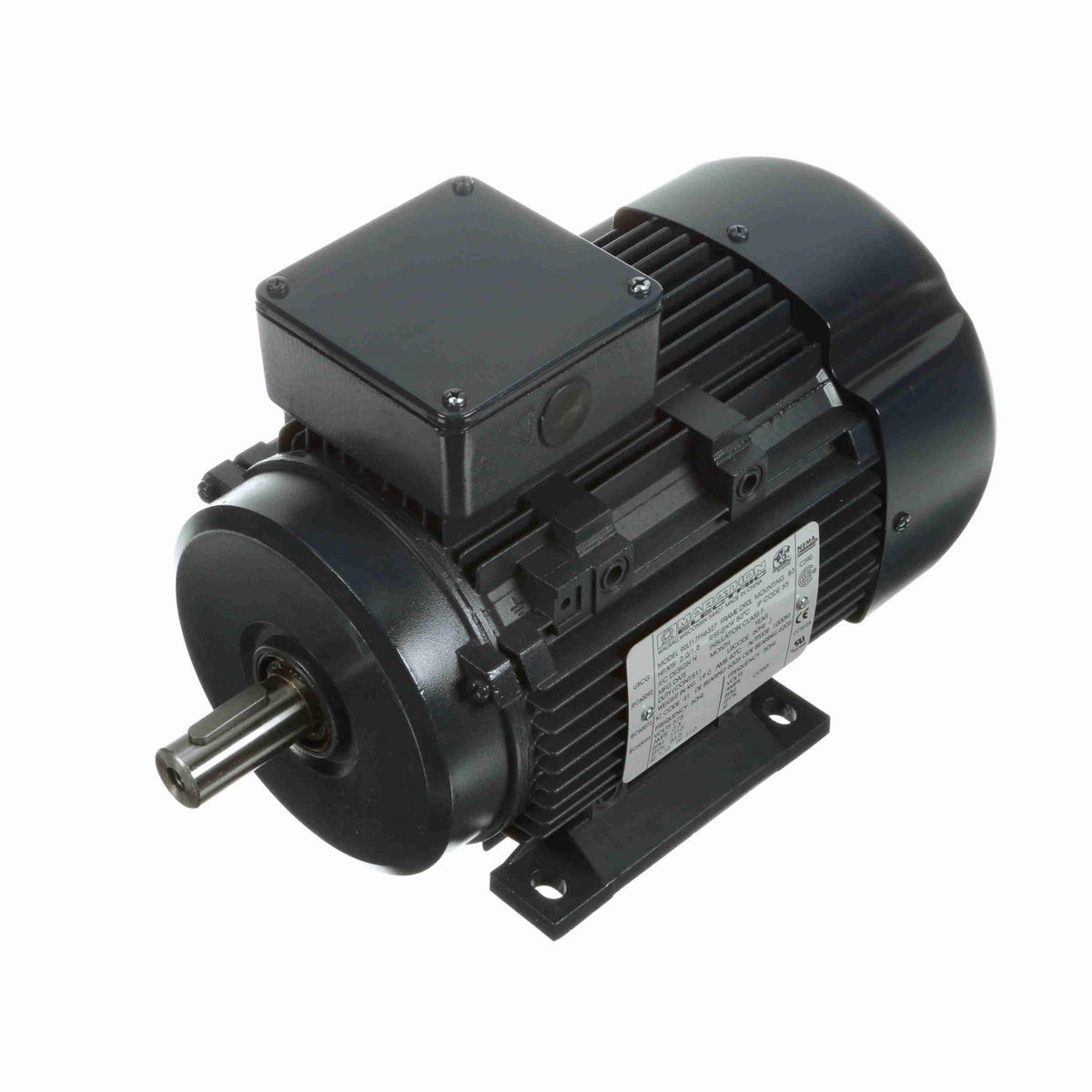 LEESON Aluminium Motor, 2 HP, 3 Ph, 60 Hz, 575 V, 1800 RPM, 90S Frame, TEFC - R419A