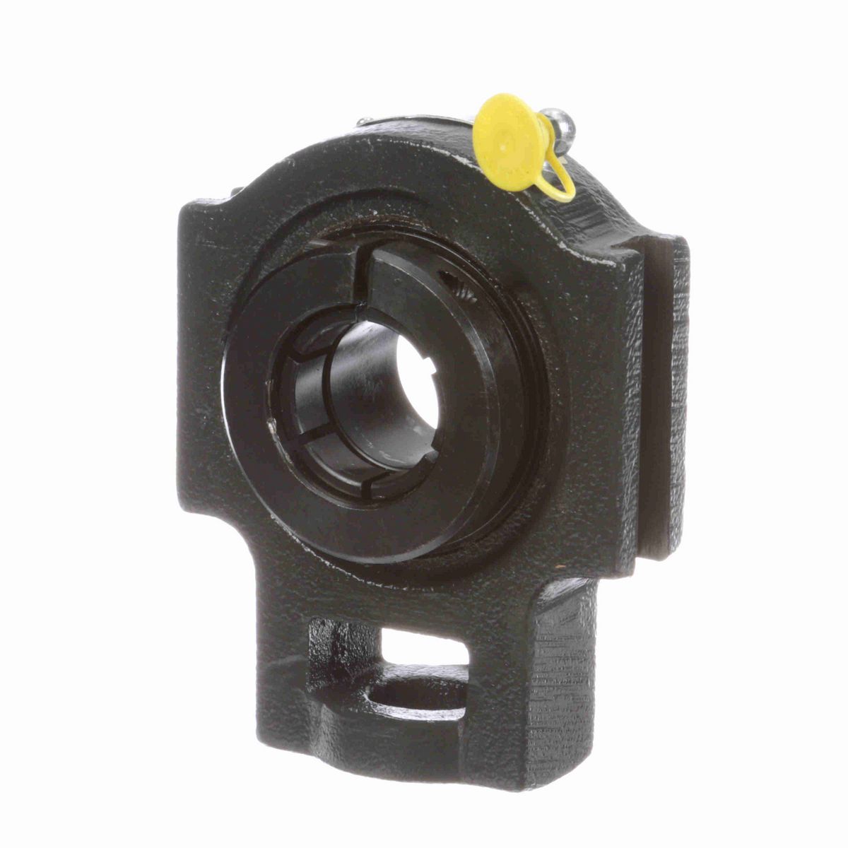 Sealmaster Mounted Cast Iron Wide Slot Take Up Ball Bearing - 52100 Bearing Steel, Black Oxided - Concentric Lock - ST-20T