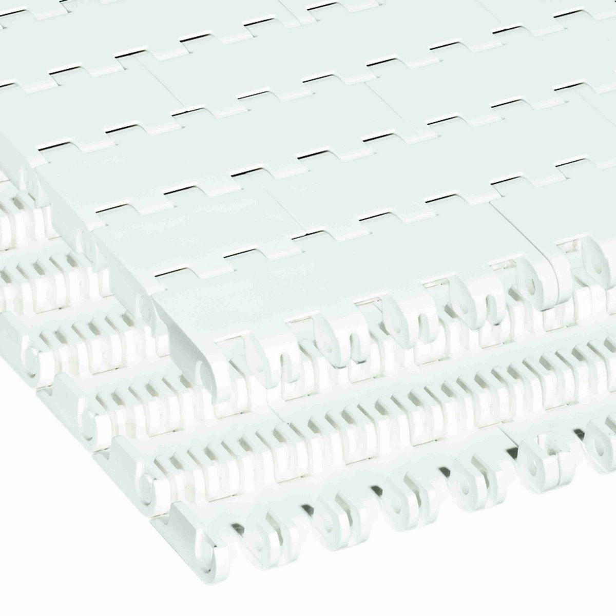 Rexnord 6085 Straight Running Solid Top, Material: White High Temperature, Width: 24in, Pitch: 2in - WHT6085-24