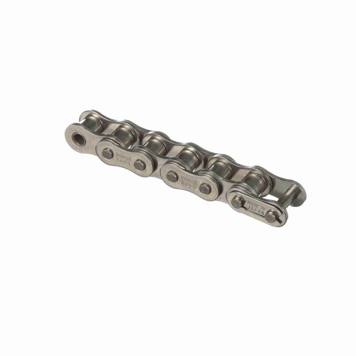 Morse Stainless Steel Riveted Roller Chain - 50SS R 10FT