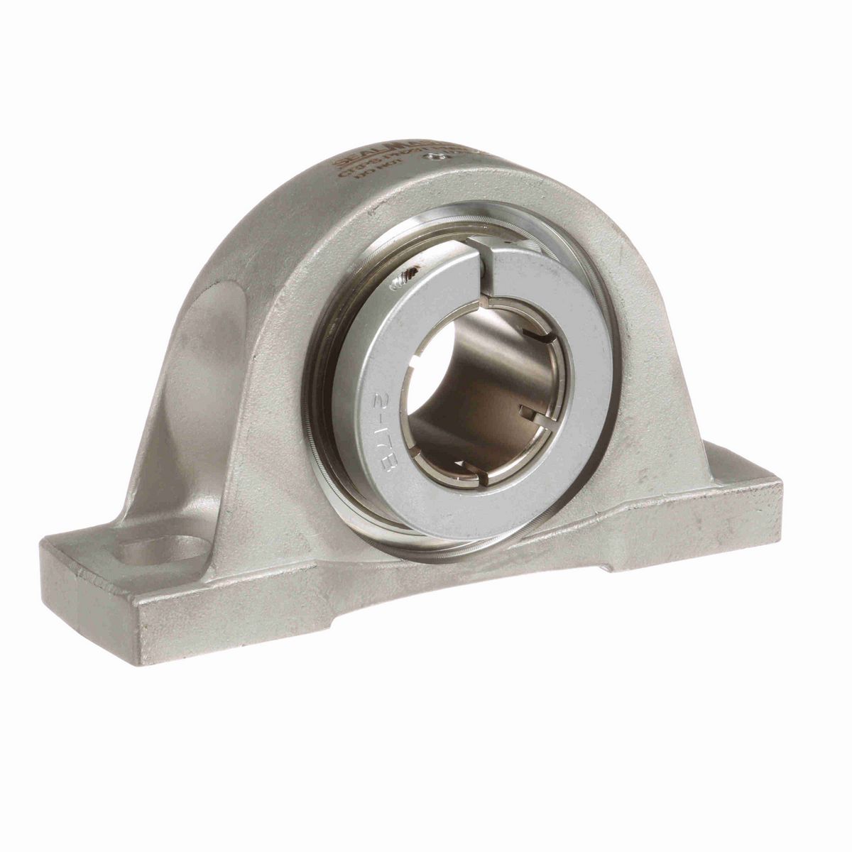 Sealmaster Mounted Stainless Steel Two Bolt Pillow Block Ball Bearing - 52100 Bearing Steel, Phosphorus Nickel Coated - Concentric Lock - Corrosion Resistant - Reduced Maintenance - Lubed for Life - CRPS-PN18T RMW
