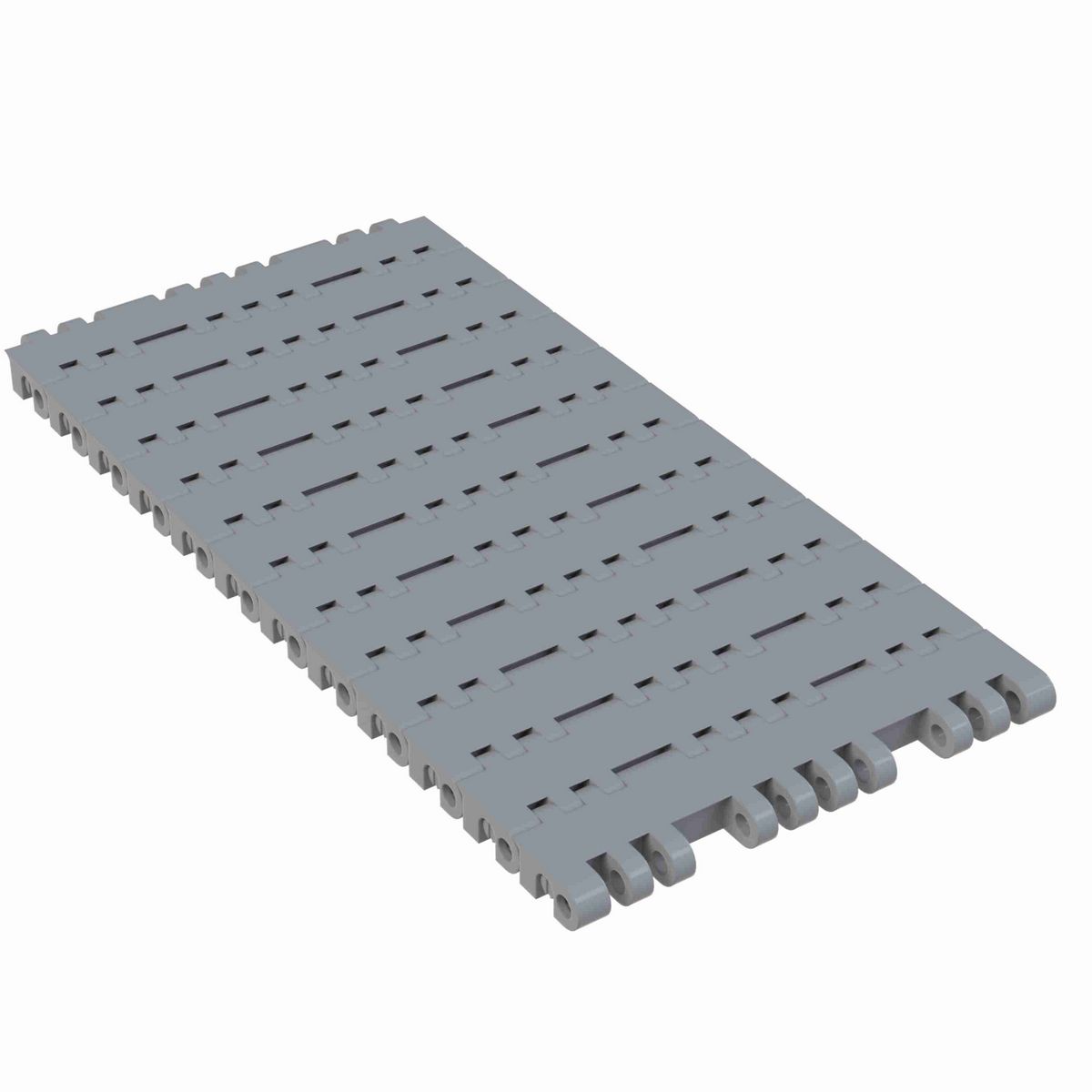 Rexnord 7705 Straight Running Solid Top, Material: Silver Platinum Series™ X, Width: 6in, Pitch: 1in - 10286165