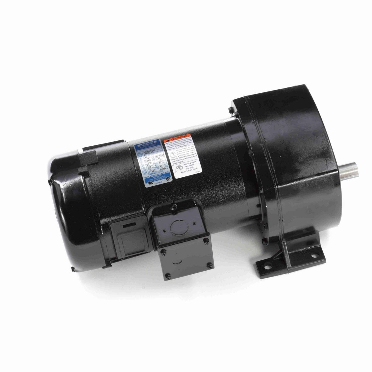 LEESON Parallel Shaft Gearmotor, 0.50 HP, 12 V, 42 RPM, 48Y Frame, TEFC - 108731.00