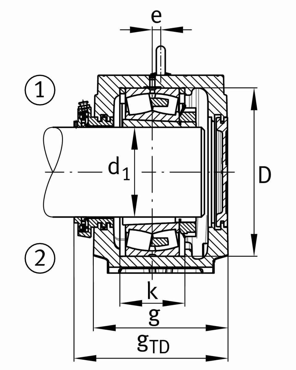 Стационарный корпус FAG SNS3076-H-D