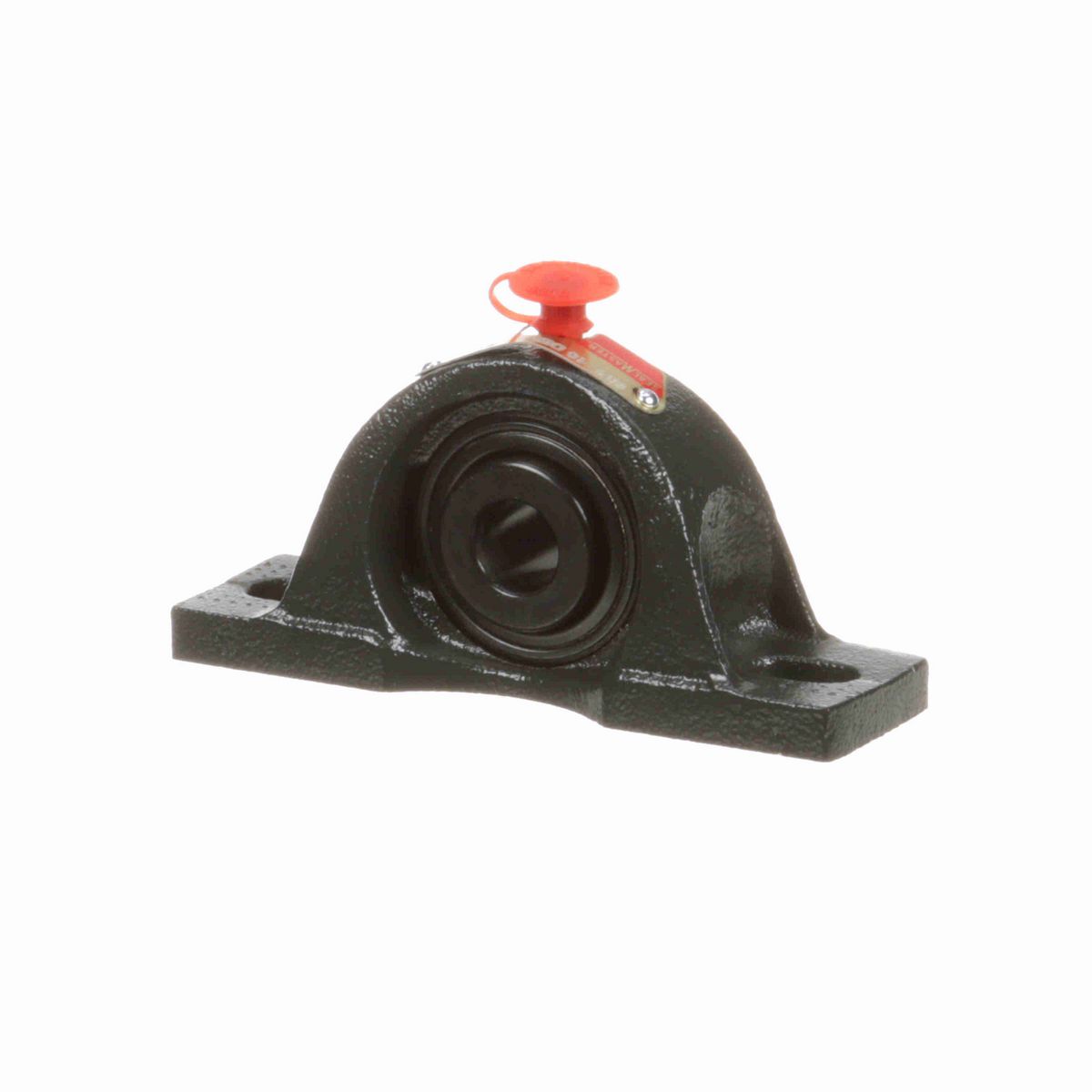 Sealmaster Mounted Cast Iron Two Bolt Low Base Pillow Block Ball Bearing - 52100 Bearing Steel, Black Oxided - Setscrew Lock - High Temperature - NPL-10 DBB